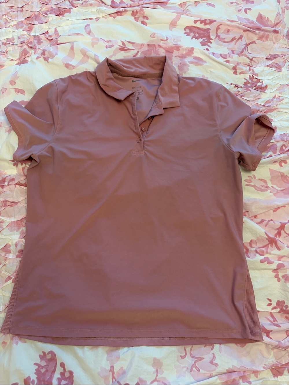Nike Womens Polo Jersey in Dusty Mauve